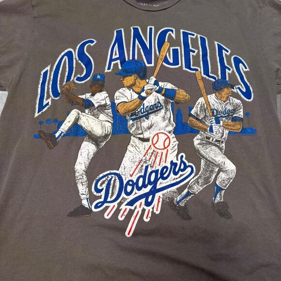 Mitchell & Ness Los Angeles Dodgers Graphic T-Shirt Mens L MLB Baseball - Picture 3 of 10